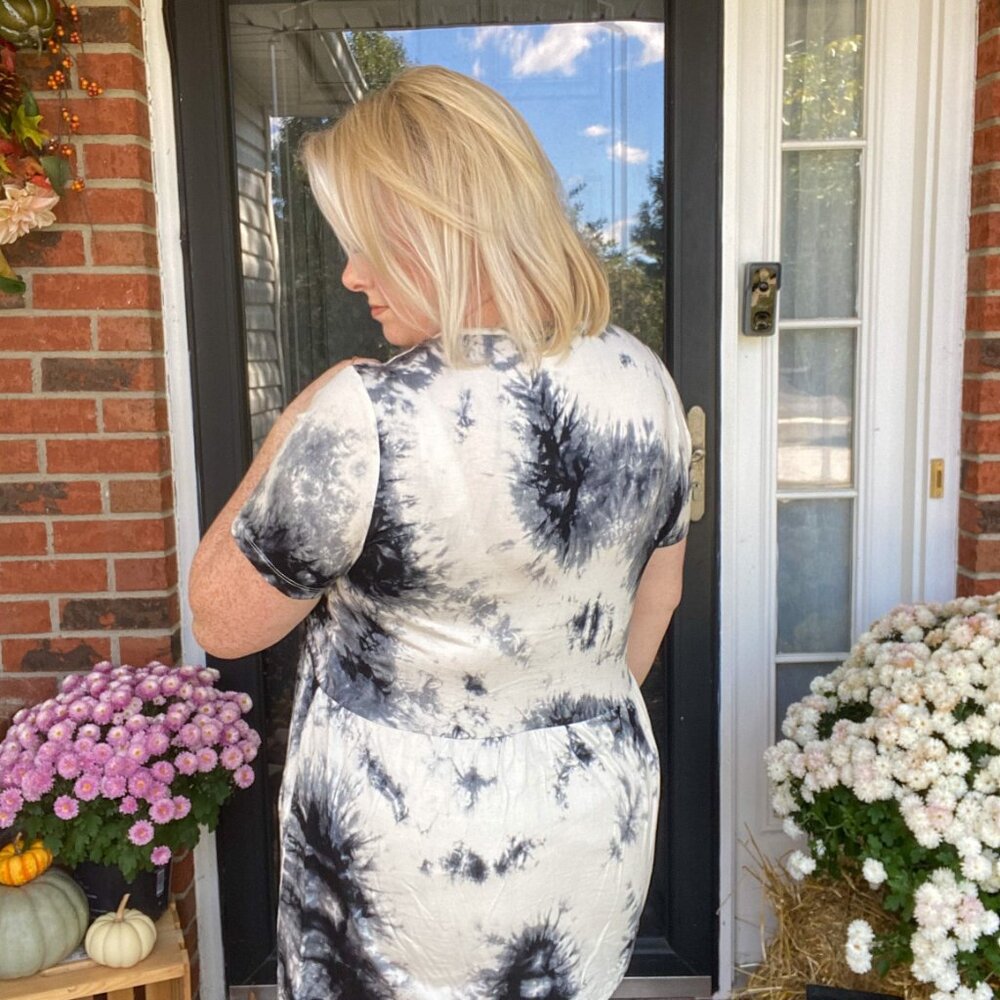 Sarah Ruffle Top - Tie Dye - Picture 2 of 2